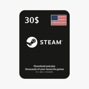 30$ ستيم حساب امريكي